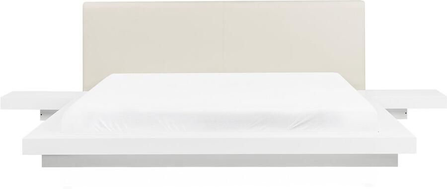 Beliani ZEN Waterbed Wit 180 x 200 cm MDF