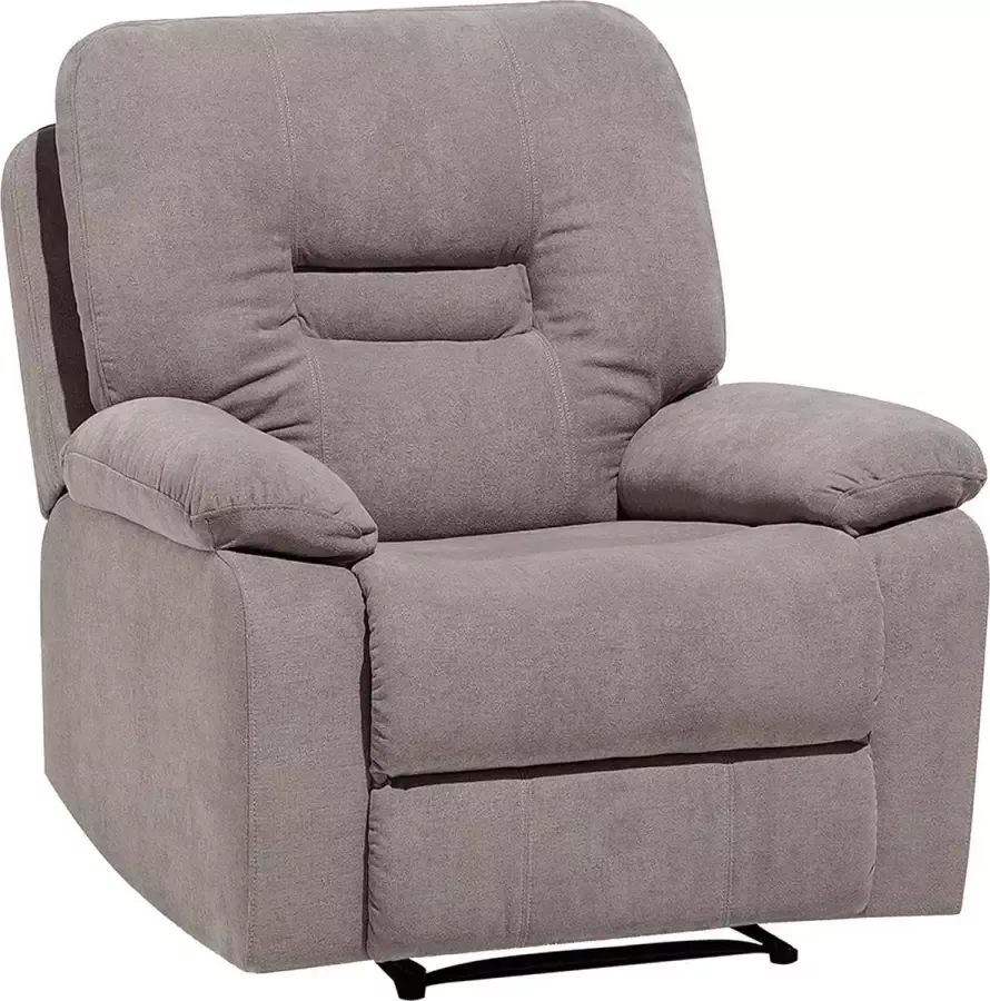 Beliani BERGEN TV-fauteuil Beige Polyester - Foto 2