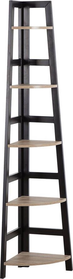 Beliani BEXLEY Shelving Unit Lichte houtkleur MDF - Foto 1