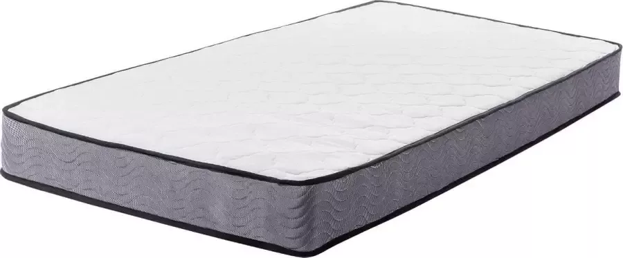 Beliani -BLISS-Pocketveringmatras stevig-Crème-80 x 200 cm-Polyester