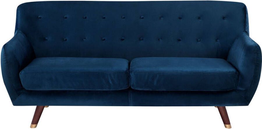 Beliani BODO Living Room Set Blauw Fluweel - Foto 1