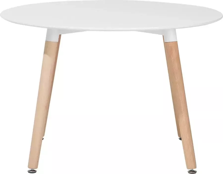 Beliani BOVIO Ronde eettafel Wit MDF - Foto 2