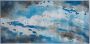 Beliani BOZAT Laagpolig vloerkleed Blauw 80 x 150 cm Polyester - Thumbnail 1