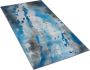Beliani BOZAT Laagpolig vloerkleed Blauw 80 x 150 cm Polyester - Thumbnail 2