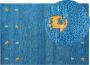 Beliani CALTI Modern vloerkleed Blauw 160 x 230 cm Wol - Thumbnail 2