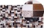 Beliani CESME Laagpolig vloerkleed Multicolor 80 x 150 cm Leer - Thumbnail 2