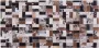 Beliani CESME Laagpolig vloerkleed Multicolor 80 x 150 cm Leer - Thumbnail 3