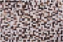 Beliani CESME Patchwork vloerkleed Multicolor 160 x 230 cm Leer - Thumbnail 3
