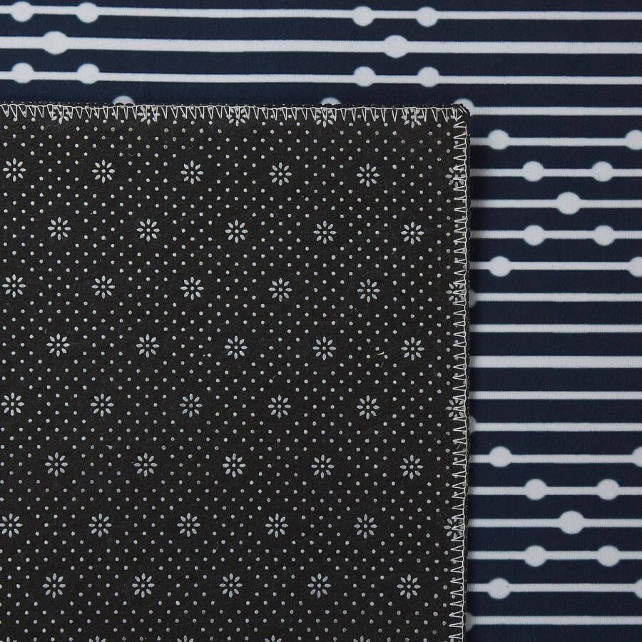 Beliani CHARVAD Laagpolig vloerkleed Grijs 60 x 200 cm Polyester