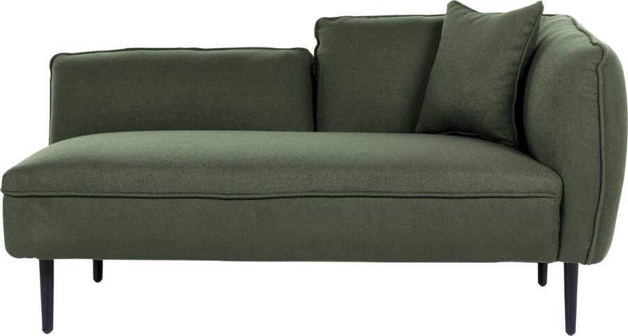 Beliani CHEVANNES Chaise longue Groen Polyester