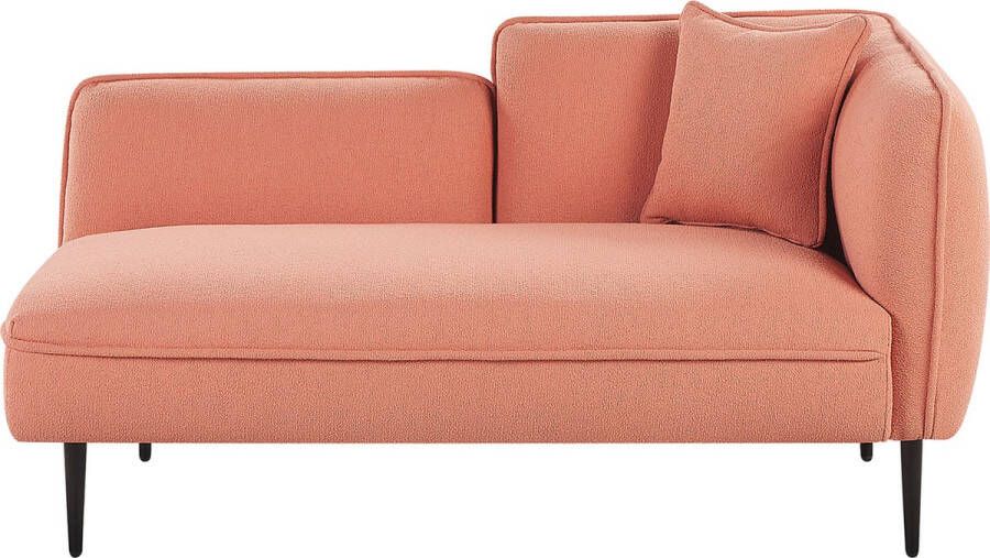 Beliani CHEVANNES Chaise longue Roze Polyester - Foto 1