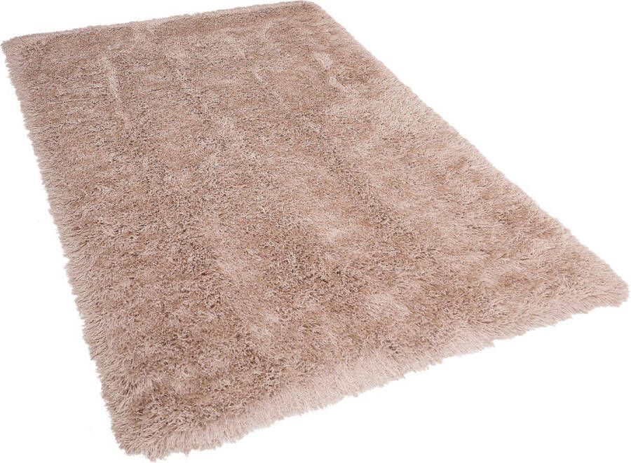 Beliani CIDE Shaggy vloerkleed Beige 200 x 300 cm Polyester - Foto 2