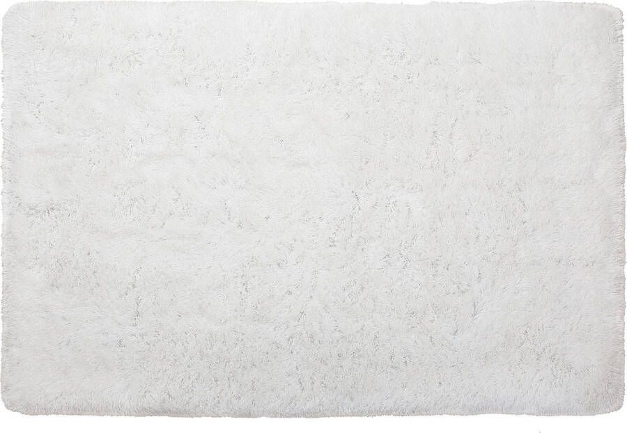 Beliani CIDE Shaggy vloerkleed Wit 200 x 300 cm Polyester - Foto 2
