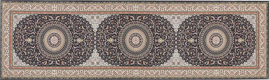 Beliani CIVRIL Loper tapijt Meerkleurig 60 x 200 cm Polyester