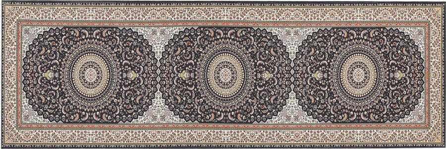 Beliani CIVRIL Loper tapijt Meerkleurig 80 x 240 cm Polyester