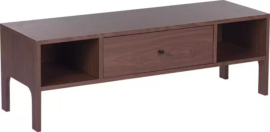 Beliani CLINTON TV-meubel-donkere houtkleur-MDF