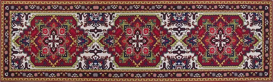 Beliani COLACHEL Loper Multicolor 60 x 200 cm Polyester - Foto 2