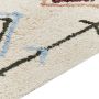 Beliani CORUM Laagpolig vloerkleed Beige 140 x 200 cm Katoen - Thumbnail 2