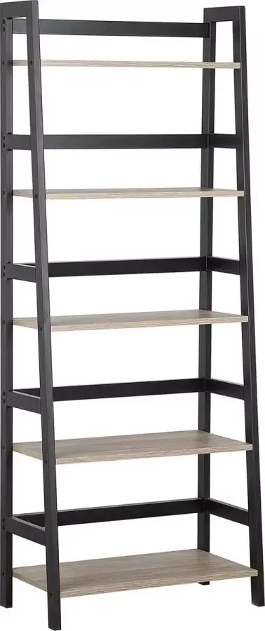 Beliani CROYDON Shelving Unit Lichte houtkleur MDF - Foto 2