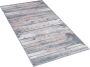 Beliani DALLICA Laagpolig vloerkleed Grijs 80 x 150 cm Polyester - Thumbnail 2