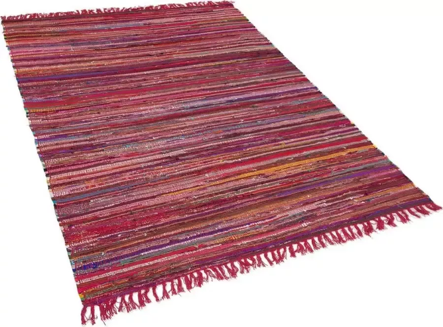 Beliani DANCA Laagpolig vloerkleed Multicolor 160 x 230 cm Polyester