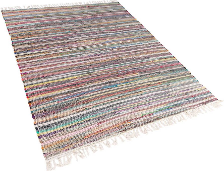 Beliani DANCA Voerkleed Multicolor Wit 140 x 200 cm Polyester - Foto 1