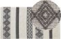 Beliani DAVUTLAR Laagpolig vloerkleed Grijs 80 x 150 cm Wol - Thumbnail 2