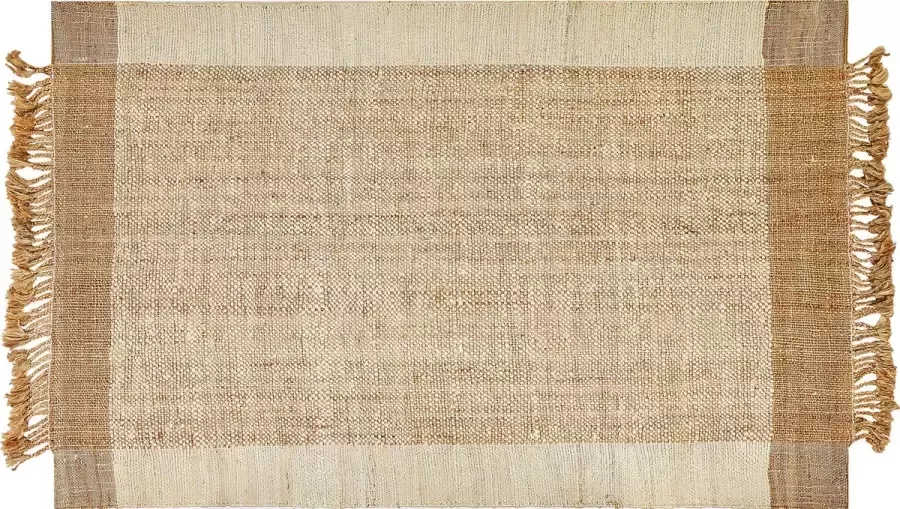 Beliani DEDEMLI Modern vloerkleed Lichtbeige 200 x 300 cm Jute - Foto 2