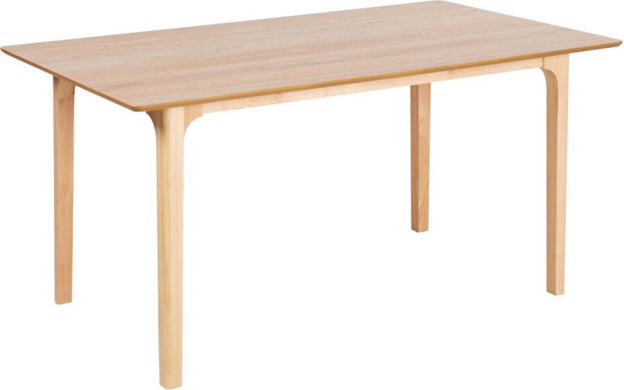 Beliani DELMAS Eettafel-Lichte houtkleur-MDF