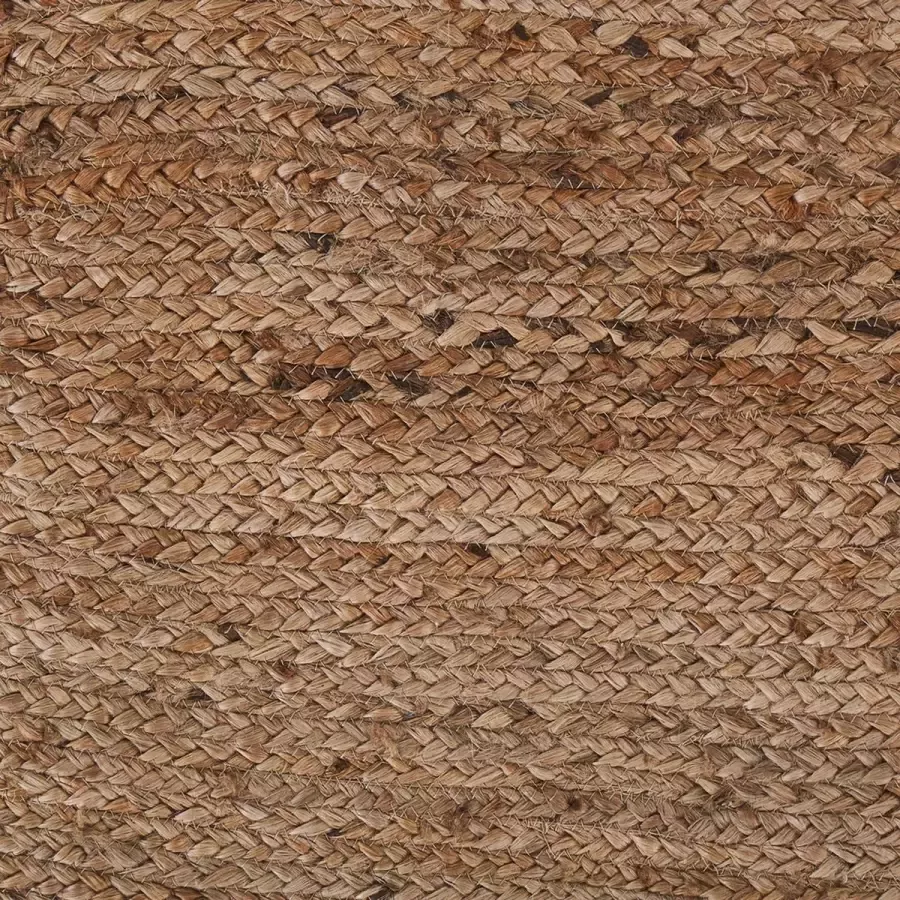 Beliani DEMIRCI Laagpolig vloerkleed Beige 120 x 180 cm Jute - Foto 2