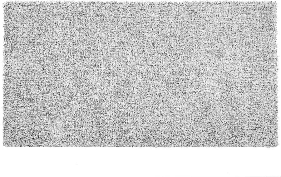 Beliani DEMRE Shaggy vloerkleed Grijs gemêleerd 80 x 150 cm Polyester - Foto 2