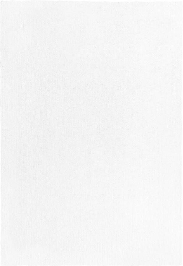 Beliani DEMRE Shaggy vloerkleed Wit 140 x 200 cm Polyester - Foto 2
