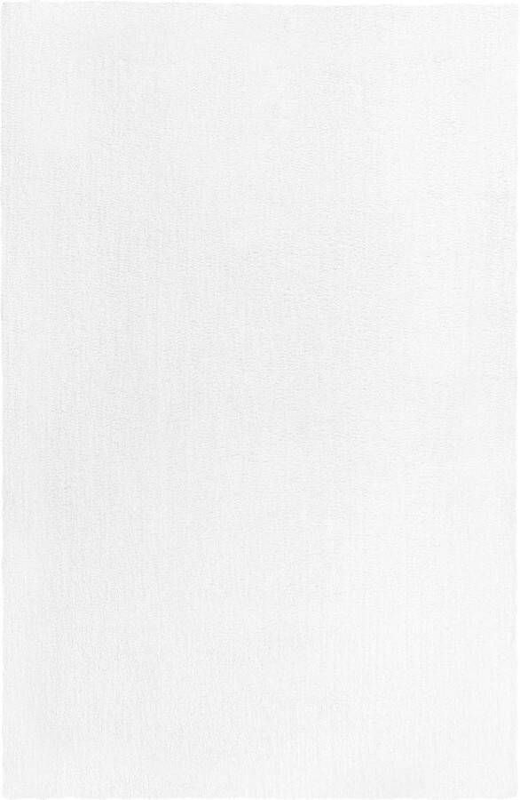 Beliani DEMRE Shaggy vloerkleed Wit 200 x 300 cm Polyester