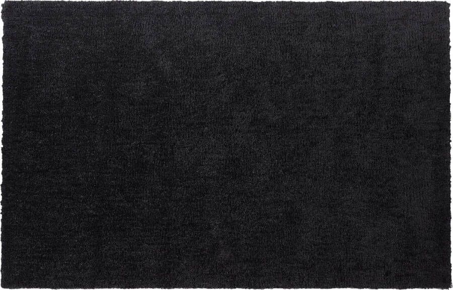 Beliani DEMRE Shaggy vloerkleed Zwart 200 x 300 cm Polyester - Foto 1