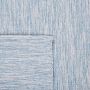 Beliani DERINCE Laagpolig vloerkleed Blauw 140 x 200 cm Katoen - Thumbnail 1