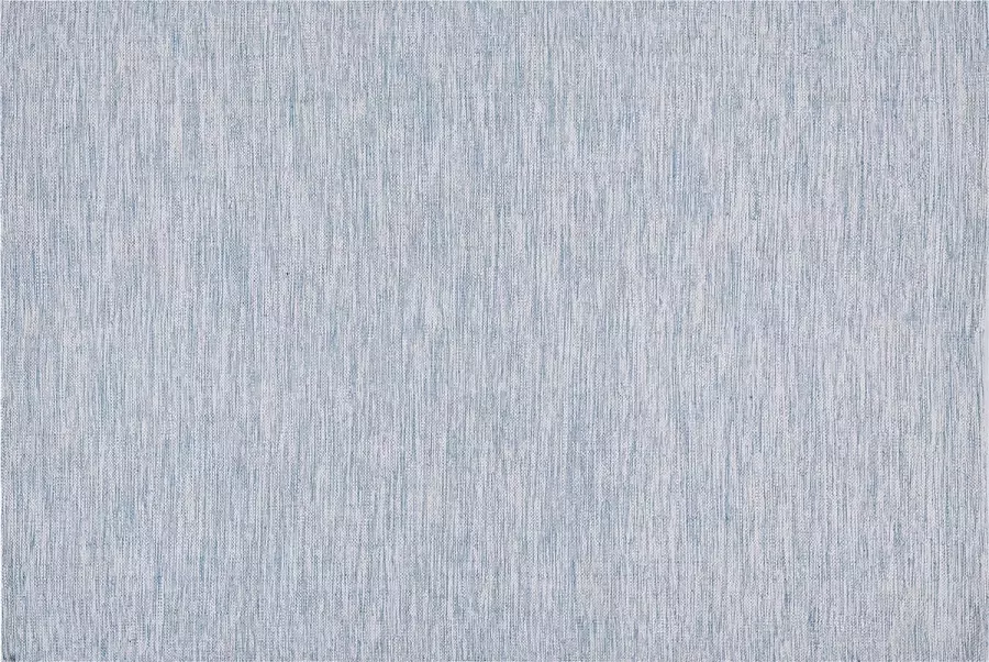 Beliani DERINCE Laagpolig vloerkleed Blauw 160 x 230 cm Katoen - Foto 2