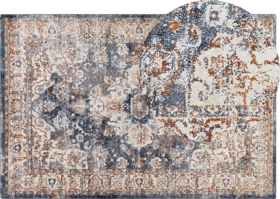 Beliani DVIN Vintage vloerkleed Beige 200 x 300 cm Polypropyleen