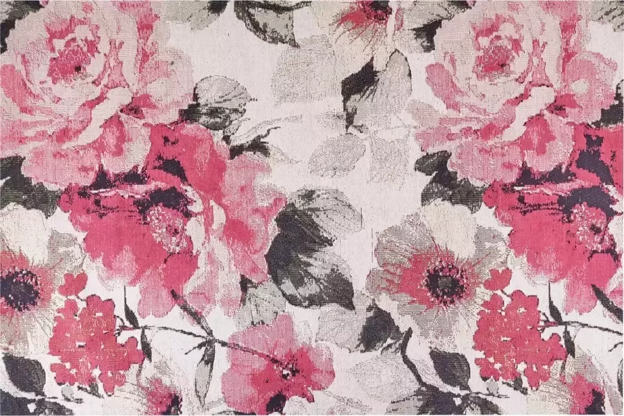 Beliani Vloerkleed katoen roze 200 x 300 cm EJAZ - Foto 2
