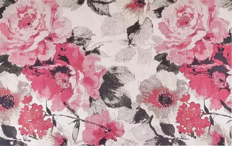 Beliani Vloerkleed katoen roze 140 x 200 cm EJAZ - Foto 2