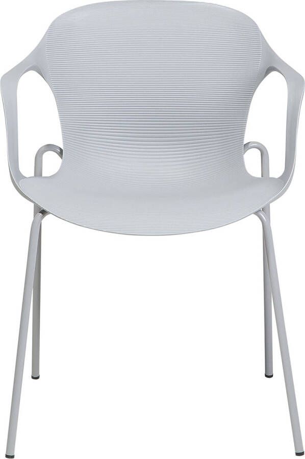 Beliani ELBERT Eetkamerstoel set van 2 Synthetisch materiaal 56 x 56 cm - Foto 2