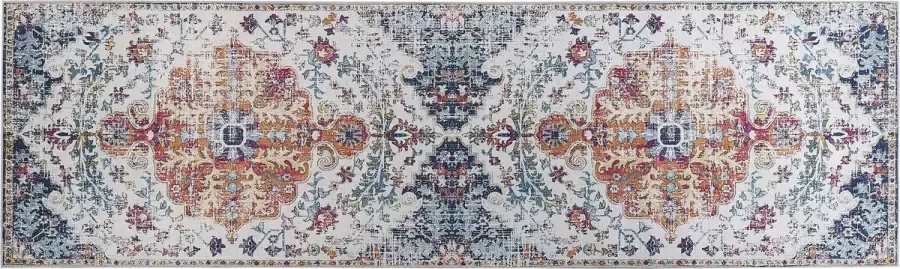 Beliani Vloerkleed polyester meerkleurig 60 x 200 cm ENAYAM - Foto 3