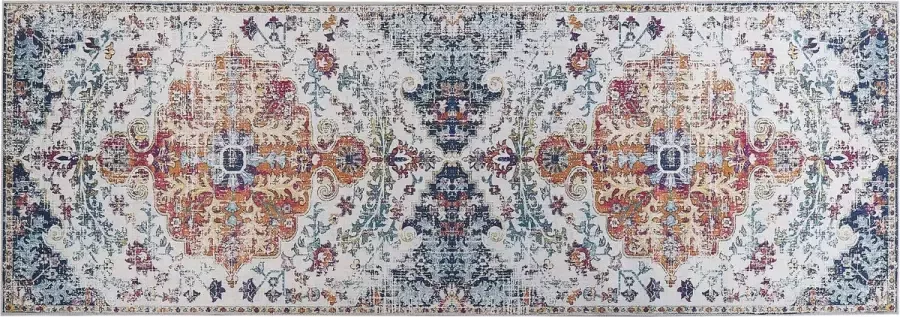 Beliani Vloerkleed polyester meerkleurig 70 x 200 cm ENAYAM - Foto 3