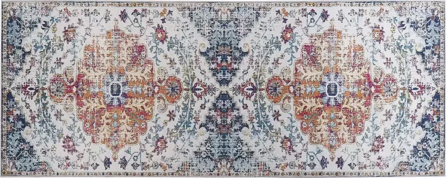 Beliani Vloerkleed polyester meerkleurig 80 x 200 cm ENAYAM - Foto 3