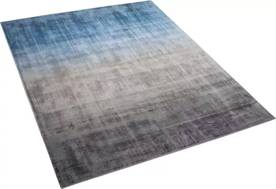 Beliani ERCIS Laagpolig vloerkleed Multicolor Viscose