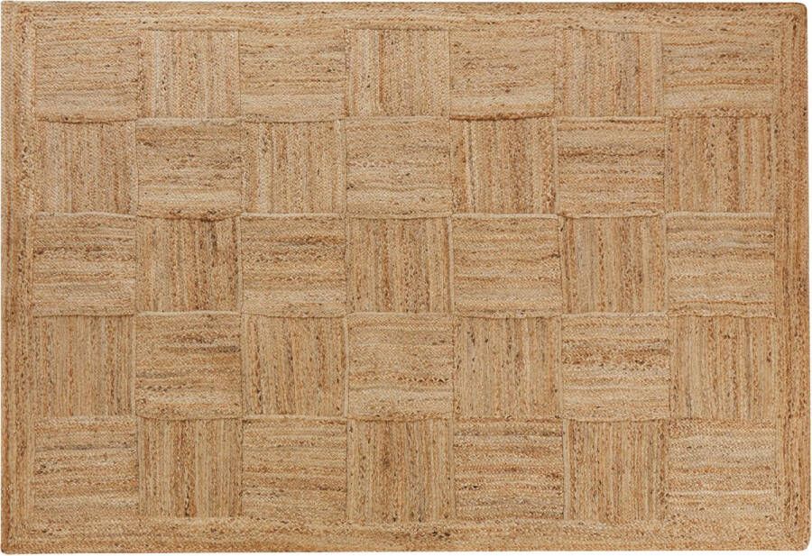 Beliani ESENTEPE Vloerkleed Beige 160 x 230 cm Jute - Foto 1