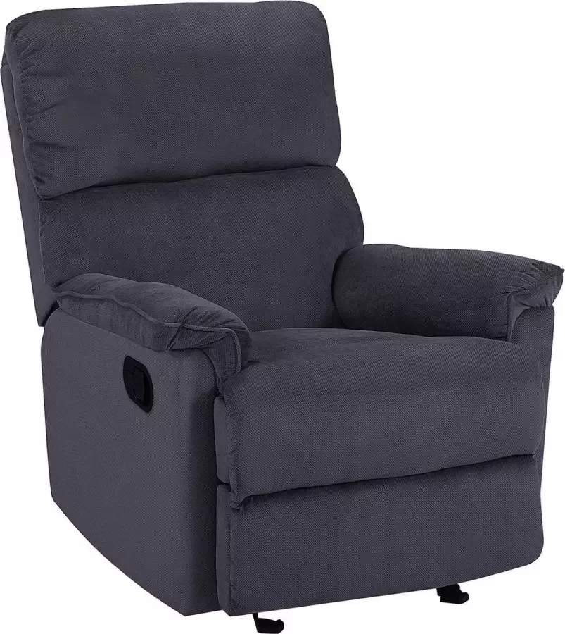 Beliani Everton Tv-fauteuil-grijs-polyester