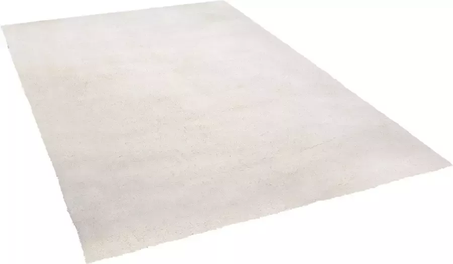 Beliani EVREN Shaggy vloerkleed Wit 200 x 200 cm Polyester - Foto 2