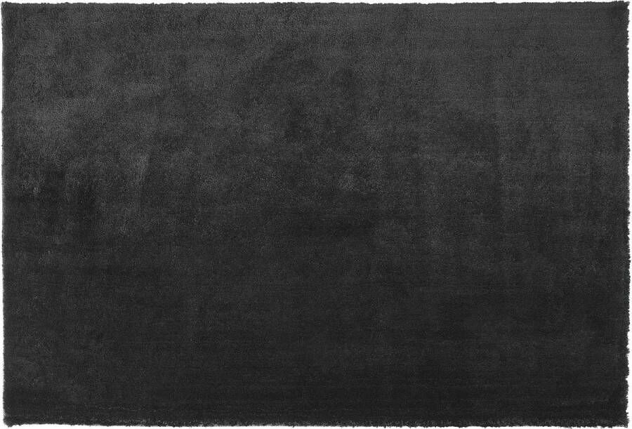 Beliani EVREN Shaggy vloerkleed Zwart 160 x 230 cm Polyester - Foto 1