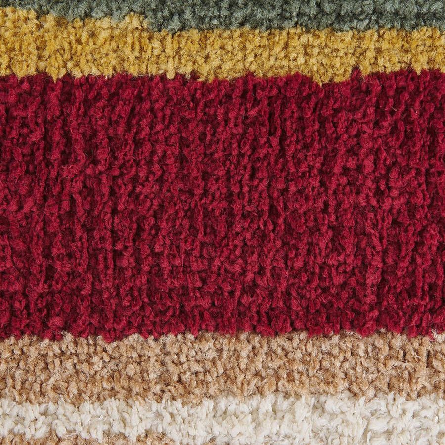 Beliani FATSA Laagpolig vloerkleed Multicolor 160 x 230 cm Polyester