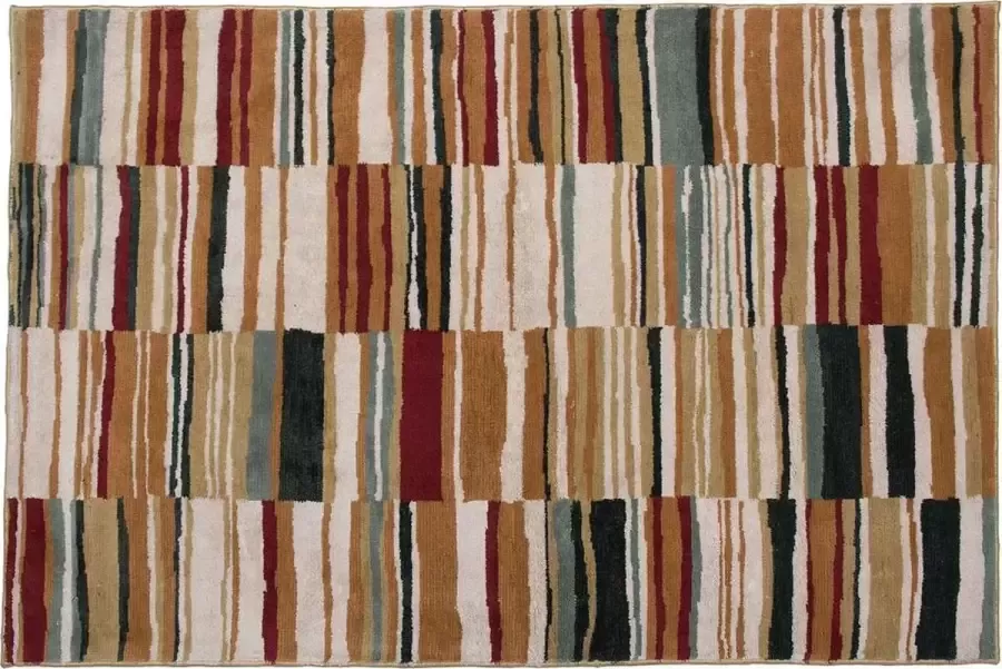 Beliani FATSA Laagpolig vloerkleed Multicolor 160 x 230 cm Polyester - Foto 2